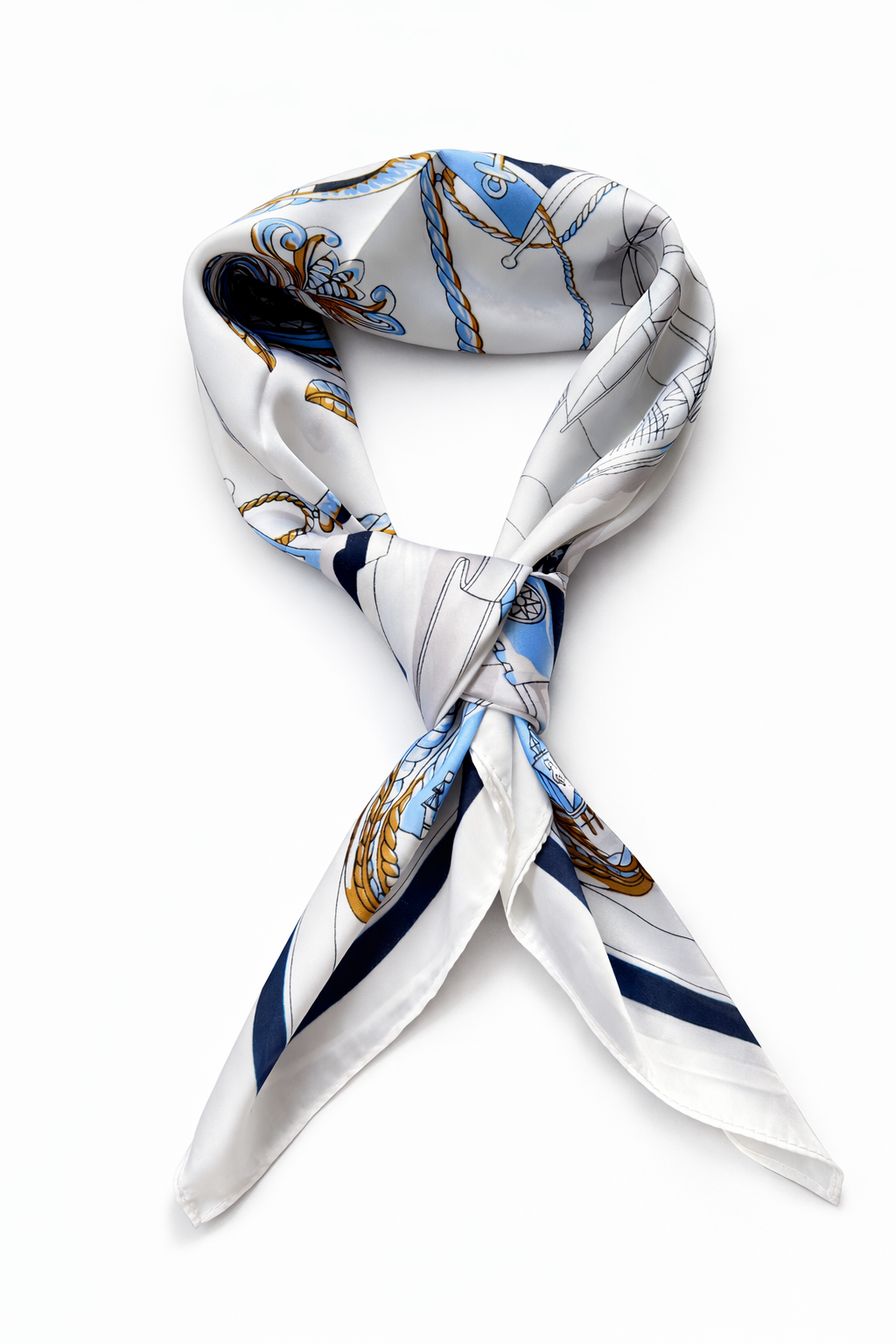 The Blue Captain Silken Scarf