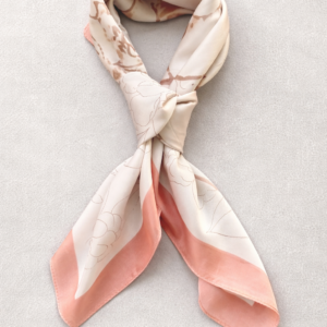 The Rose Pink Silk Scarf