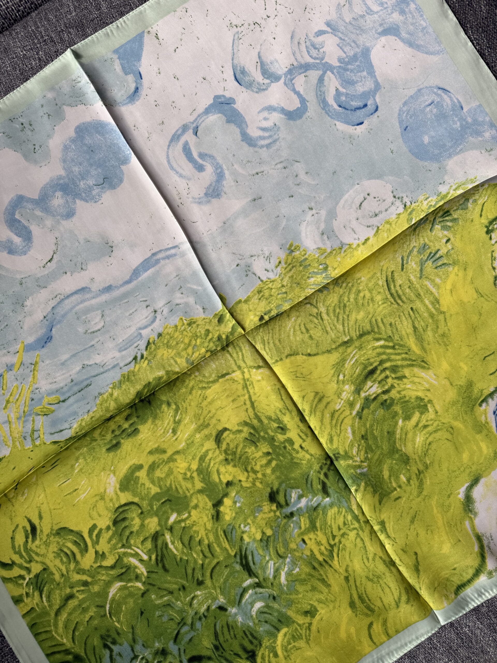 The Sea Waterprint Silk Scarf - Afbeelding 2