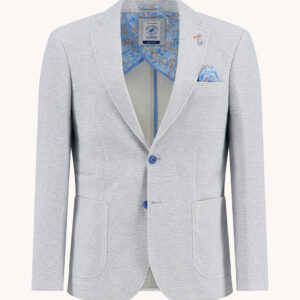 A Fish named Fred blazer boucle licht blauw